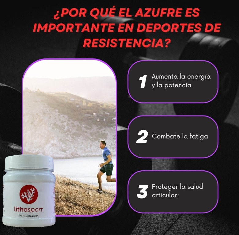 Lithosport: La fuerza del azufre de las algas para tu rendimiento